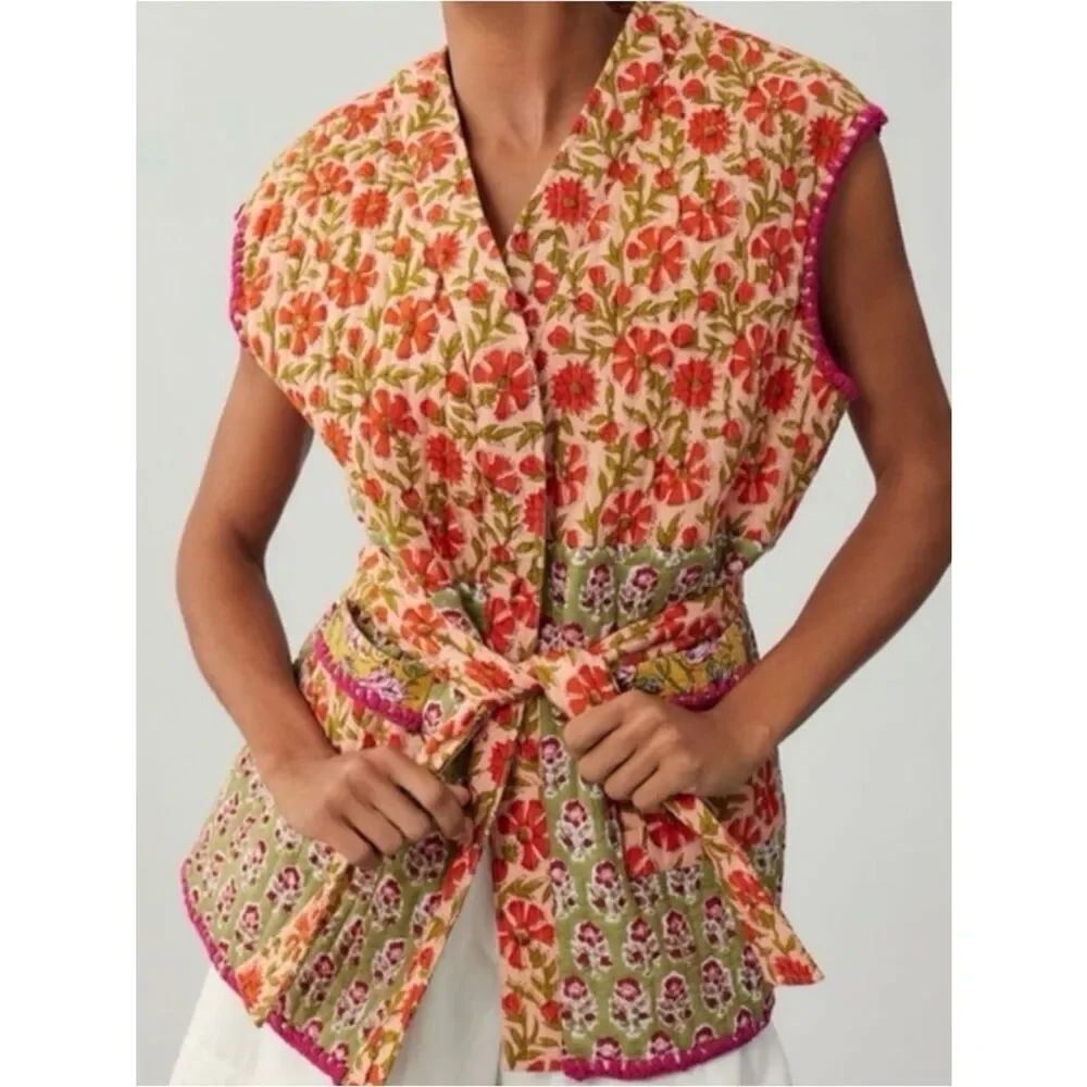 NWOT Mochi Quilted Vest. OSFM